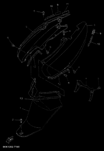 YN100 Боковая крышка