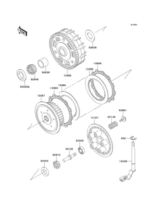 VN800 Сцепление