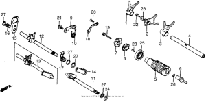 VT700C Вилка переключения передач