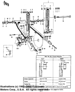  Swing arm / shock absorbers