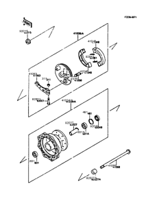 KX60 Переднее колесо