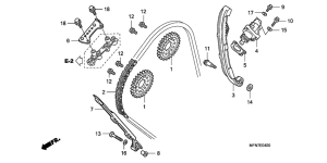 CB1000R Цепь грм / натяжное устройство