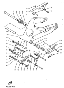 TZR125RR Бугель