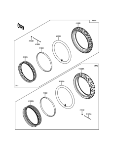 KLX150 Покрышки