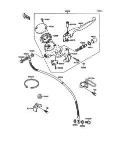 VN1500 Главный тормозной цилиндр