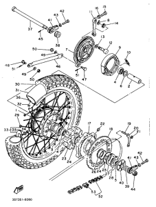 XT500 Переднее колесо
