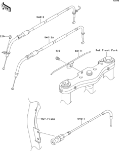 VN1600 Тросы управления
