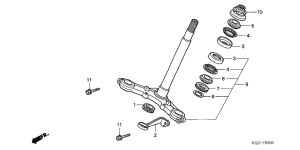 CRF80F Траверса нижняя