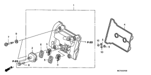 FJS600 Крышка головки цилиндров