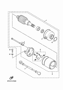 XC125SR スターテイングモータ