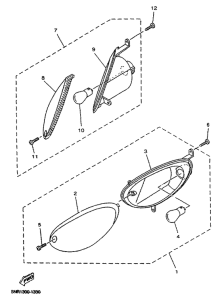 YP150D Поворотники