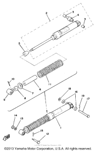 MX175H Задняя подвеска