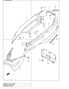 AN400 Обтекатель задний