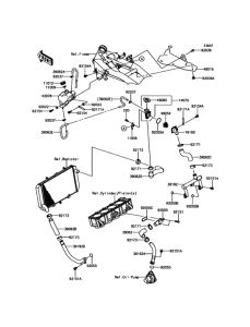 ZR800 Патрубки охлаждения
