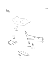 ZX500 Наклейки