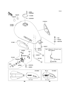 EJ650 Топливный бак