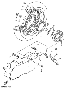 CY50R Переднее колесо