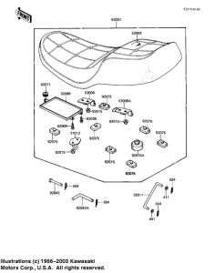 KZ1100 Пружина