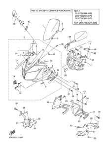 FZ1-SA Обтекатель 1