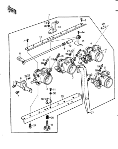 KZ1000 Корпус дроссельных заслонок