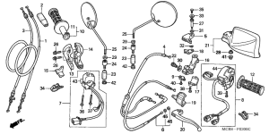 XL650V Switch / cable