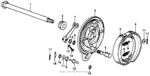 CR250 Rear wheel panel