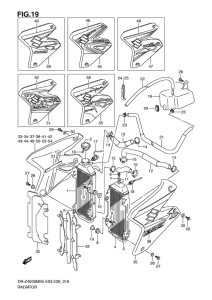 DR-Z400 Радиатор