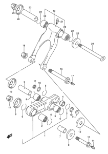 RMX250 Cushion lever