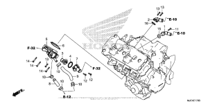 CBR650F Термостат