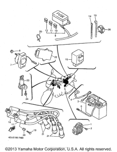 XJ600SK Электрика