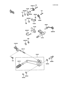 ZX1000 Механизм переключения передач