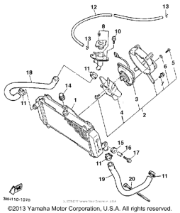 FZR600RD Радиатор и Патрубки