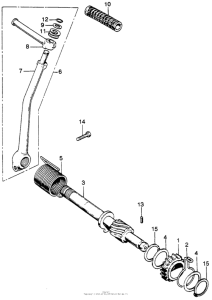 CL175 Кик стартер