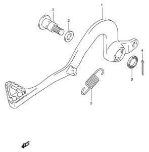 RM125 Передний суппорт