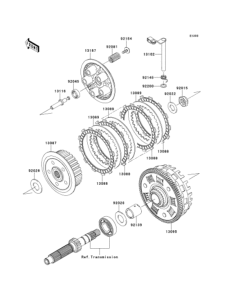 EX650 Сцепление