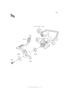 BR250 Педаль тормоза
