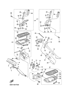 XVS1300A Stand & footrest