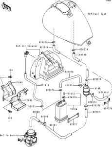 EN500 Испарительная система топлива