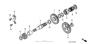 XR400R Кик стартер