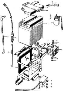 CL450 Battery + magnetic switch