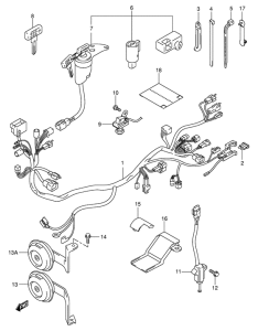 DR-Z400 Жгут проводов