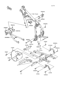 KL600 Рама ,крепежные детали