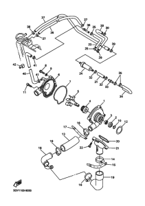 YZF-R6 Водяная помпа