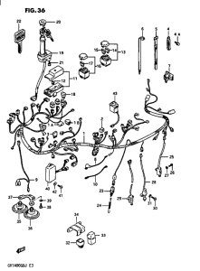 GV1400 Жгут проводов