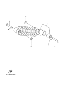 DT50LC Задняя подвеска
