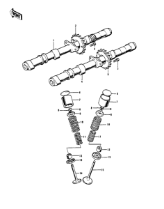 KZ1000 Camshafts / valves