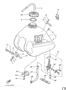 IT200 Топливный бак