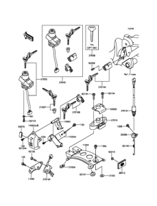 BJ250LFFA イグニッションスイッチ