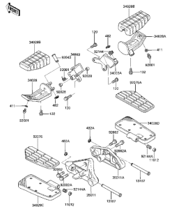 ZG1200 Подножки