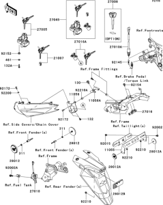 EX650 Замок зажикания